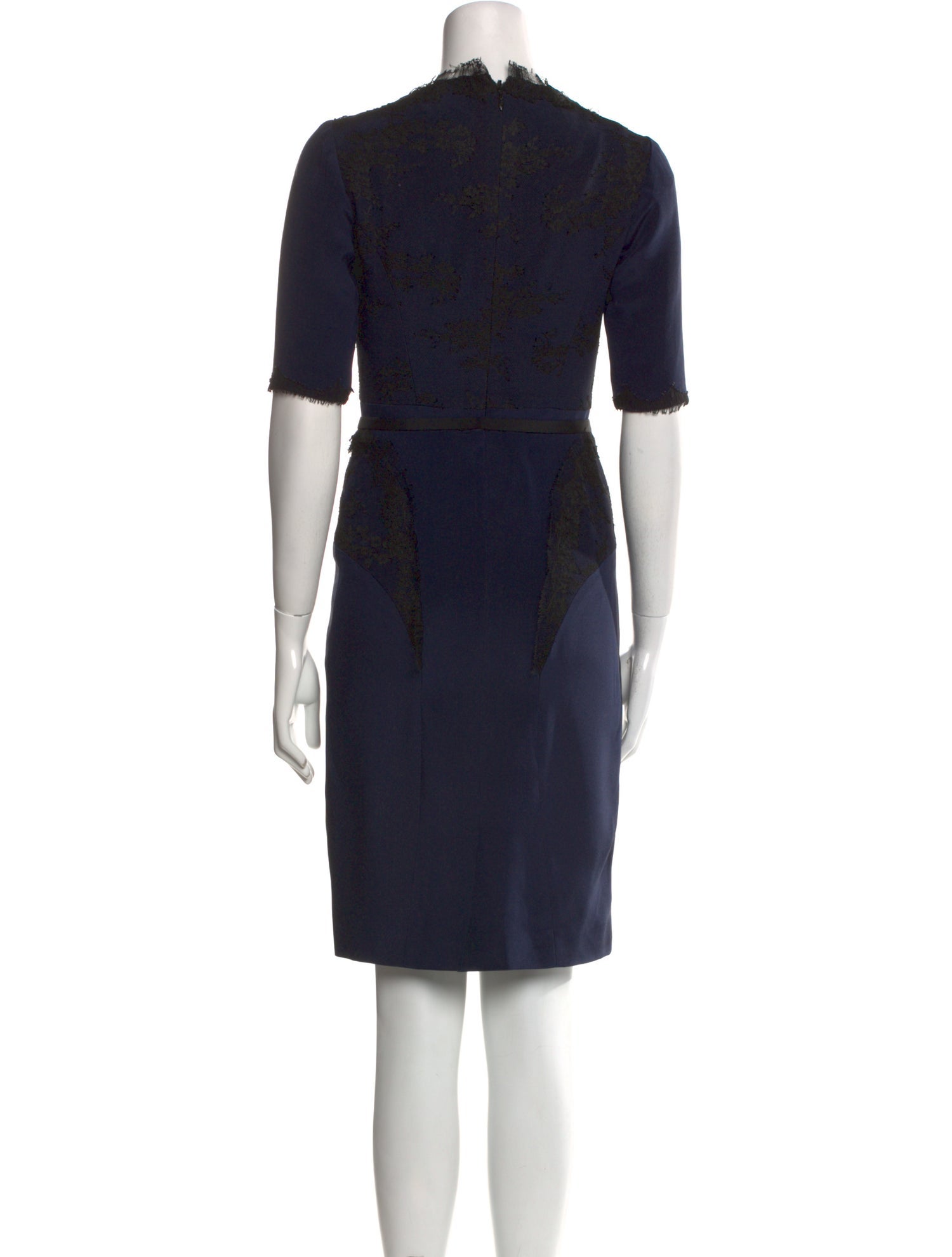 Monique Lhuillier Printed Knee-Length Dress
